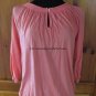 Ralph Lauren 3/4 Sleeve Peasant Top Blouse - Womens Size: Small - Melon