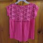 Hello Kitty High-Low Short Sleeve Shirt - Girls Size: L (10/12) - Pink