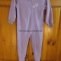 Planet ZZZ Footed One Piece Pajamas - Girls Size: 4T - Light Purple/Flowers