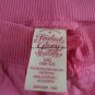 Faded Glory Drawstring Bermuda Shorts - Girls Size: Large (10-12) - Pink