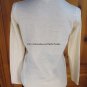 LAURA SCOTT Petite Long Sleeve Sweater - Womens Size: Small Petite - Ivory
