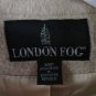 LONDON FOG Wool Coat Jacket - Womens Size: 14P - Light Beige