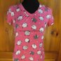 WHITE STAG SLEEP WEAR Sleep Shirt Top - Womens Size: S (4-6) - Pink w/ Sheep