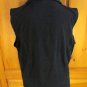 Baxter & Wells Fleece Full Zip Up Vest - Womens Size L - Black