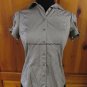 THE LIMITED Short Sleeve Button Down Shirt - Womens Size: Small - Beige