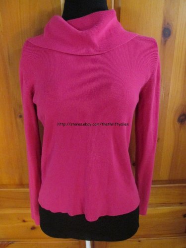 Tailor B.Moss Co. Cowl Neck Sweater - Womens Size: Small - Magenta