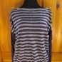 A.N.A. Dolman Sleeve Sweater - Womens Size - S - Purple/Gray w/ Sequins