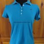 Aéropostale Polo Short Sleeve Shirt - Womens Size: XLarge - Blue w/Purple Logo