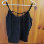 FASHION BUG Stretch Strappy Tank Top w/ Built-in Bra - Womens Size: Large