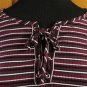No Comment Half Sleeve Lace-Up Front Knit Top - Womens Plus: 1X