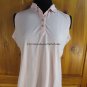 PORT AUTHORITY Sleeveless Half Button Down Polo Shirt - Womens Size: X-Large