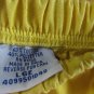 Blair Womens Size Large Petite Yellow Woven Capri Pants Elastic Waist