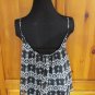 Rue 21 Spaghetti Strap Blouse Top - Womens Size: M - Black/White