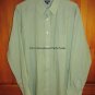 Men's 17 1/2, 34/35 Croft & Barrow Classic Fit Broadcloth Button Up light green