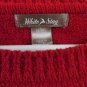 WHITE STAG round collar long sleeve sweater - Womens Size: XL - Red
