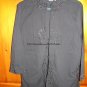 Mandarin Blue Long Sleeve Top w/ Frog Knot Closure - Womens Size: XL - Black