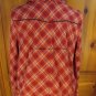 Christopher & Banks Zip Up Jacket Coat - Womens Size: XL - Orange Multi