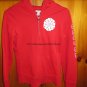 Old Navy Zip Up Hoodie - Womens Size XSmall - Red 'JOYFUL'