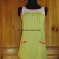 Xhilaration Tunic Tank Top - Womens Size: XS - Dark Yellow/Light Blue/Red Orange