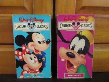Walt Disney Cartoon Classics Mickey & Minnie Vol. 6, Here's Goofy Vol. 3 - Kids