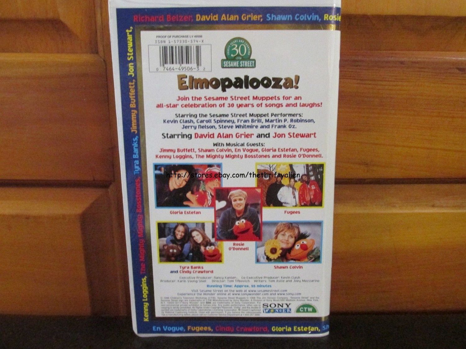 Elmopalooza (1998) VHS - Sesame Street - Tyra Banks, The Mighty Mighty ...