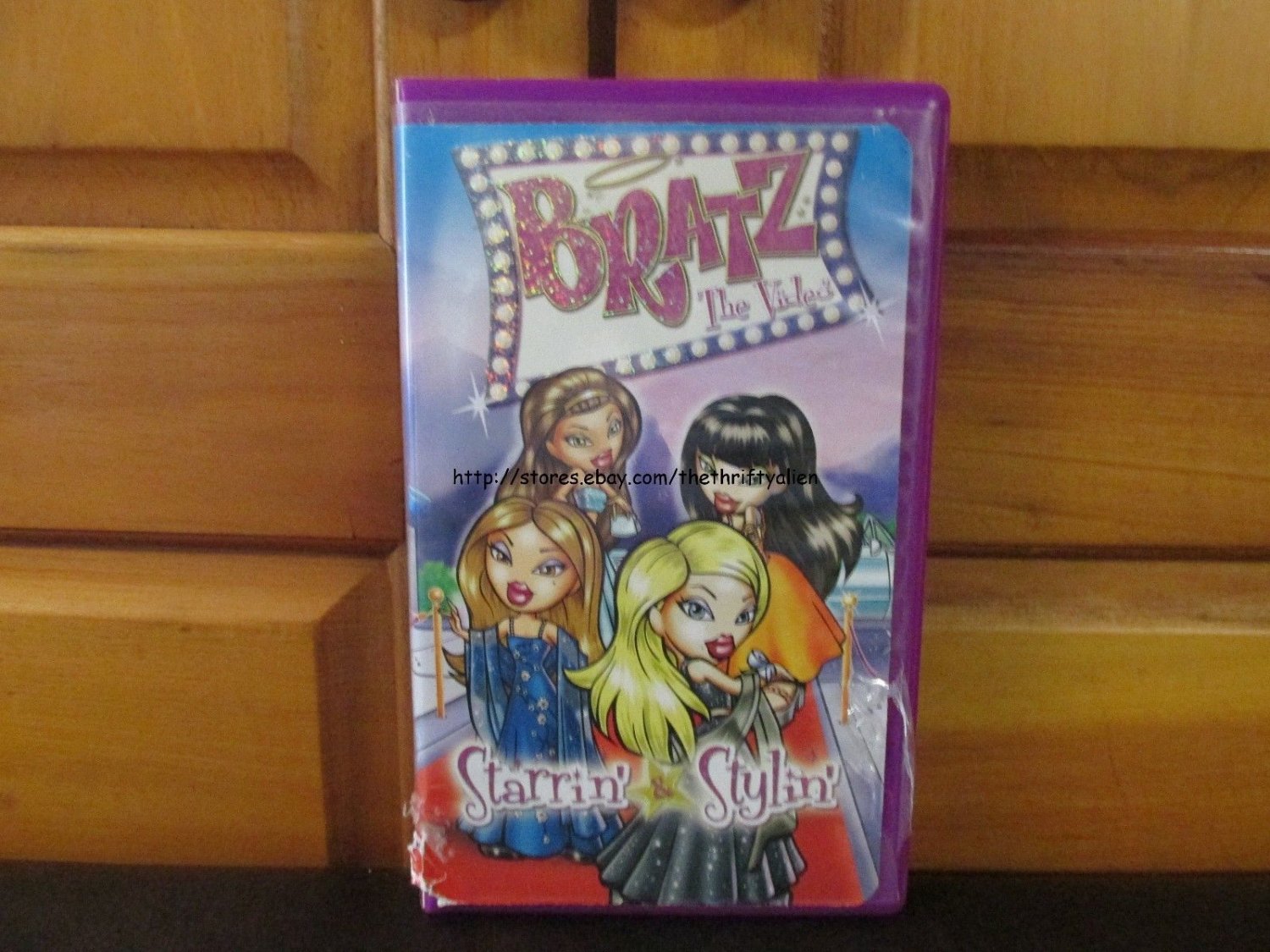 BRATZ: Starrin' & Stylin' VHS Comes w/ Bratz Toy Tandem Bicycle For Dolls