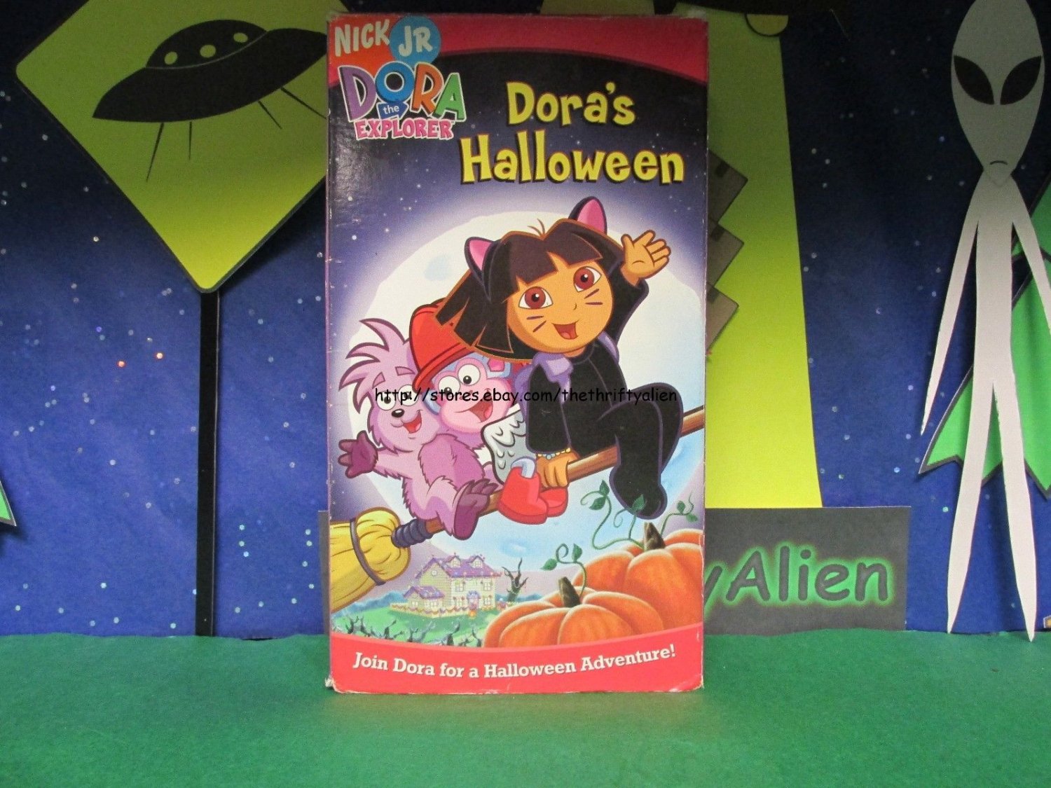 Nick Jr. Dora the Explorer - Dora's Halloween VHS Tape 2004