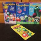 Veggie Tales: The Toy Saved Christmas, Dave Giant Pickle, Neighbor - VHS Lot