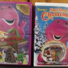 Barney's Night Before Christmas & Christmas Star VHS Lot - Holiday Songs