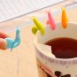 Adorable Colorful Snail Tea Bag Holder Set of 5
