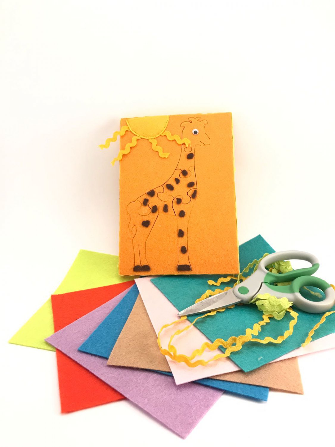 "Giraffe" small puzzle 4.9x7 inch, smart toy, logical skills