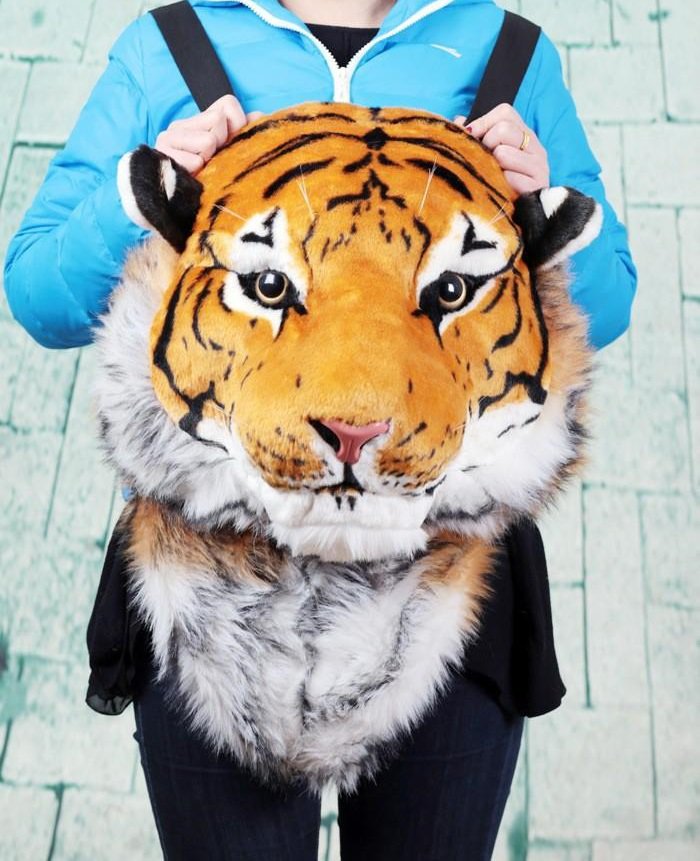 plush tiger backpack