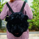 Large Panther Head Plush Backpack Unisex