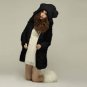 Fuzzy Cream or Black Colored Coat with Adorable Cat/Bear Ears