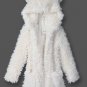 Fuzzy Cream or Black Colored Coat with Adorable Cat/Bear Ears