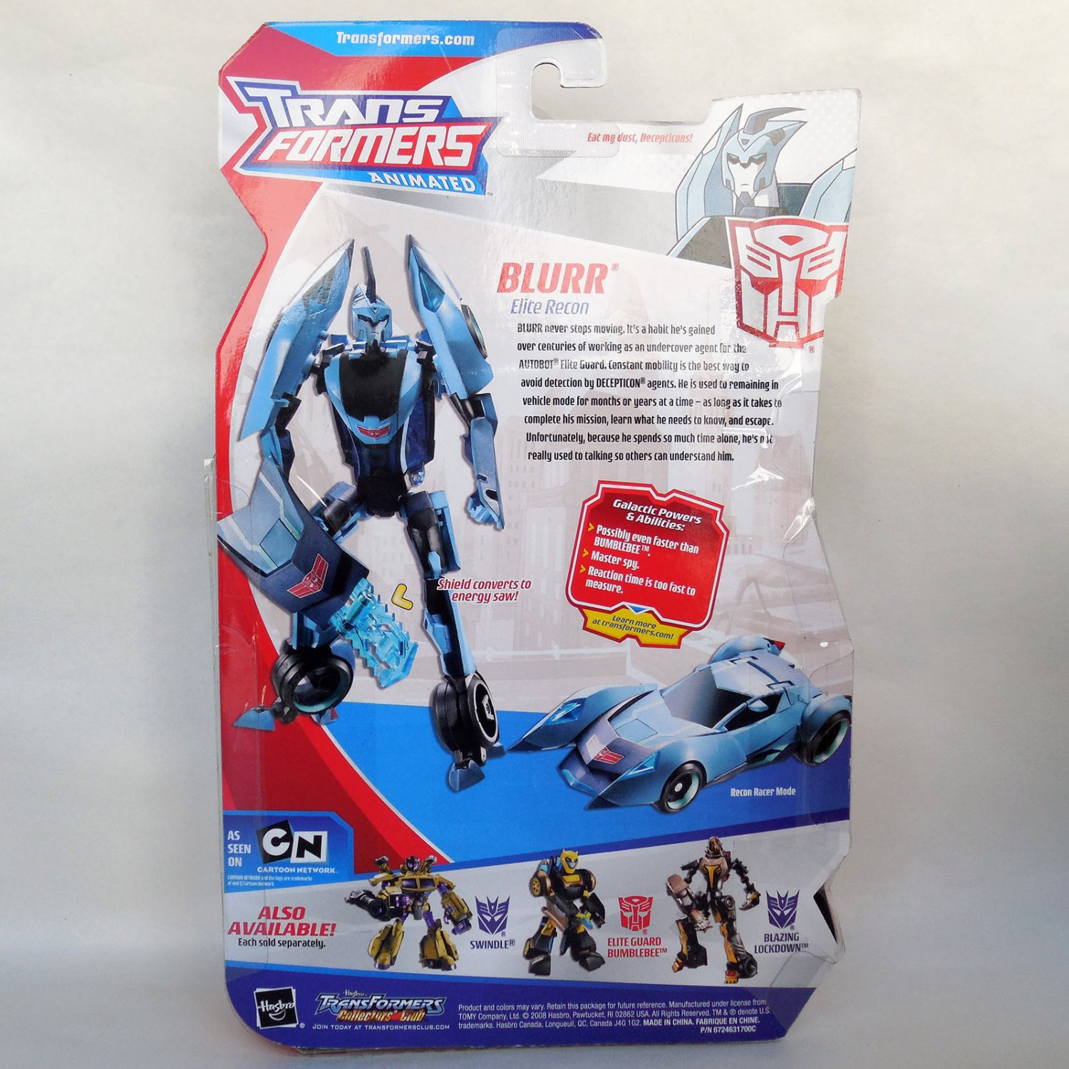 animated blurr toy