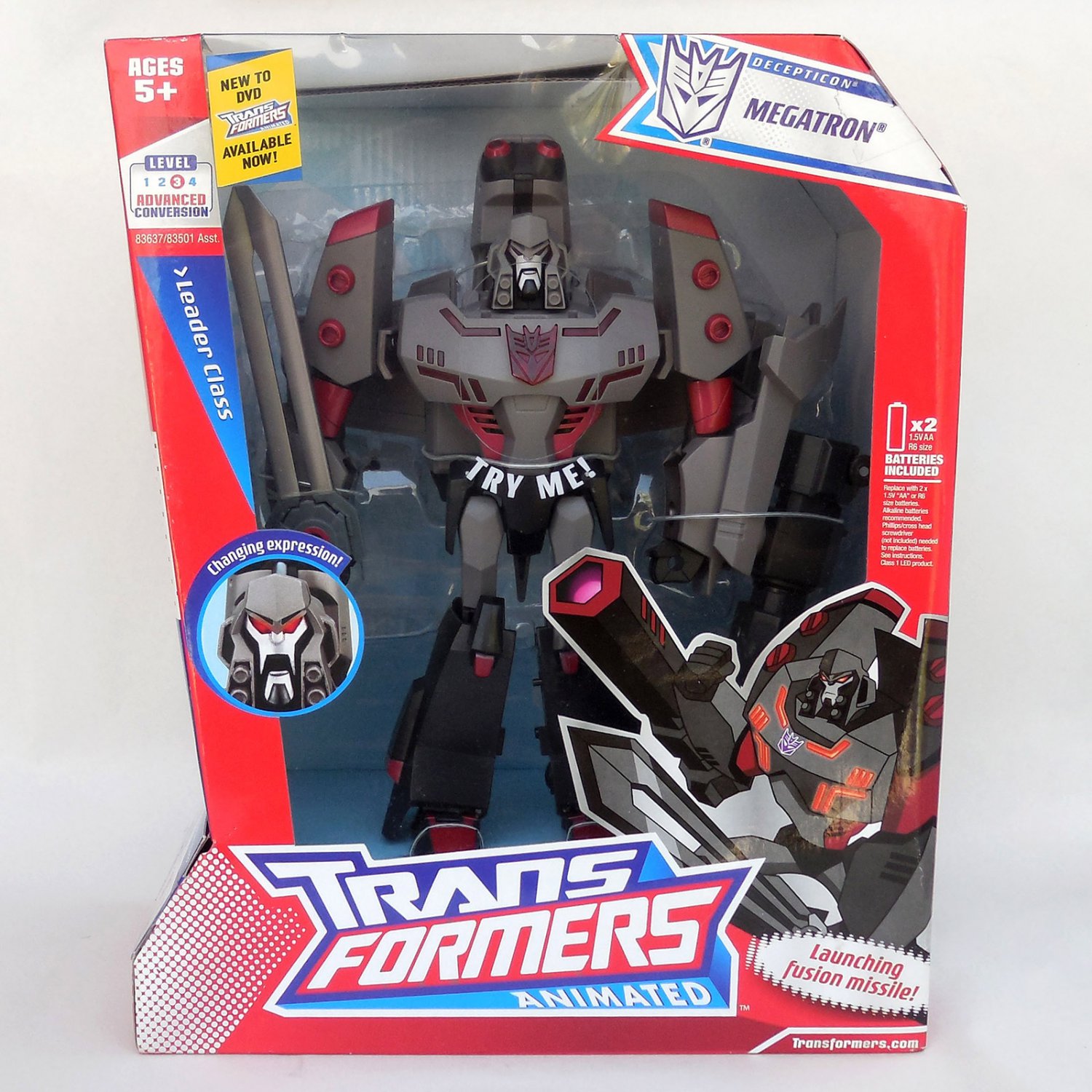 Transformers Animated Megatron Leader Class Wave 1 Action Figure 9851