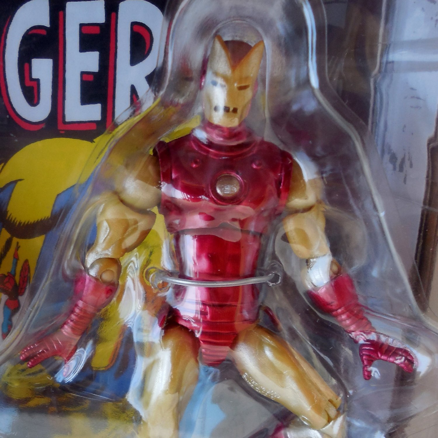 Marvel Universe Iron Man with Goliath Red Variant Figure Walmart Exclusive