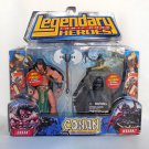 Legendary Comic Book Heroes Conan the Barbarian Conan & Wrarrl Action Figures
