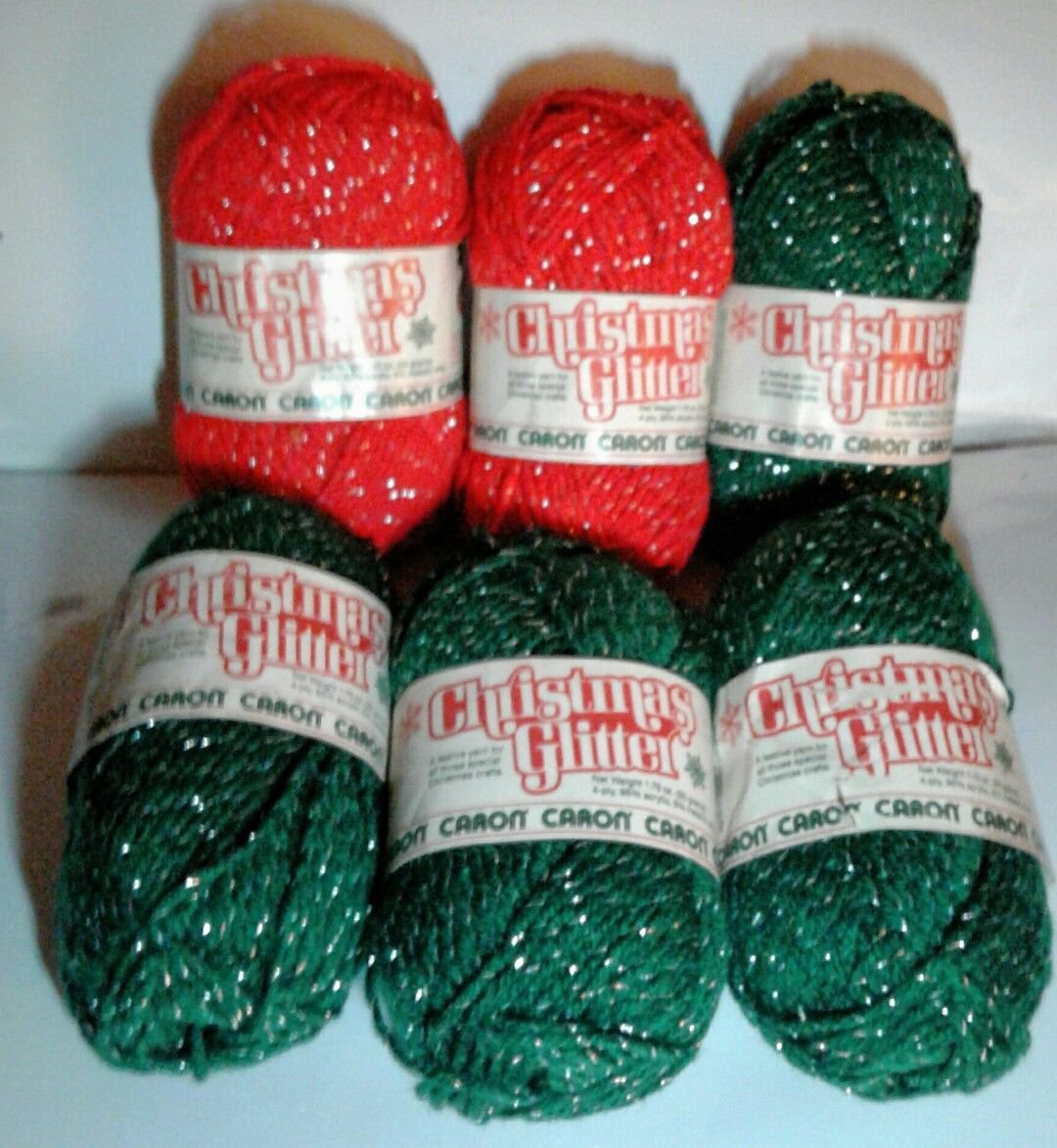 6 Skeins Of Caron Christmas Glitter Festive Yarn 4  Free Download Nude Photo Gallery