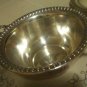 VINTAGE WILCOX I.S. BRANDON HALL QUADRUPLE SILVERPLATE CANDY DISH W/SAUCER 2 Pcs