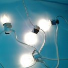 4 Light Clip Cord for Decorating During the Holidays.Houses Pumpkins Candles HTF