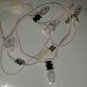 4 Light Clip Cord for Decorating During the Holidays.Houses Pumpkins Candles HTF