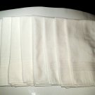 Gently Used Lot of 8 High Quality Thick 100% Cotton Mens Handkerchiefs 16"