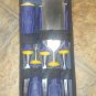 Custom 5 Piece Irwin Marples Construction Chisel Set w Case!! L@@K! Includes 2"!