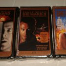 All 3 Die Hard 1 2 3 VHS Tapes Sealed New Bruce Willis Clamshell THX Widescreen