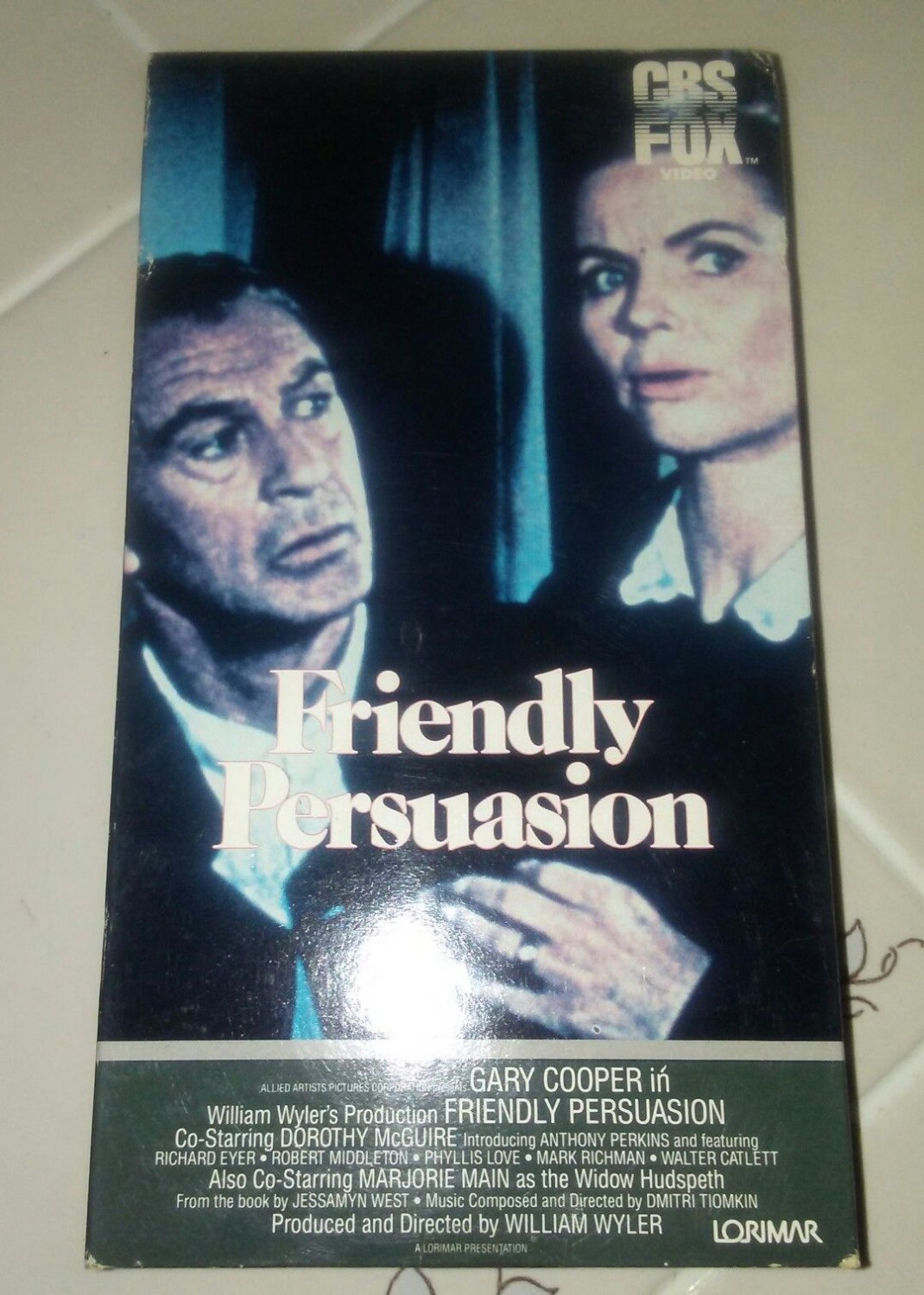 "FRIENDLY PERSUASION" VHS IN EXCELLENT CONDITION!