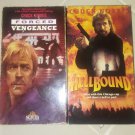 2 Rare CHUCK NORRIS VHS! FORCED VENGENCE AND HELLBOUND in Exellent Shape!!