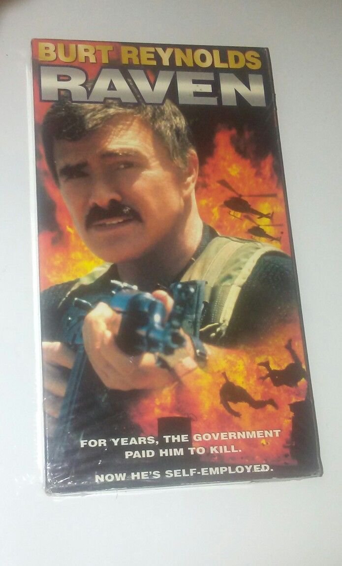 "Raven" Burt Reynolds VHS RARE!! Like new!!