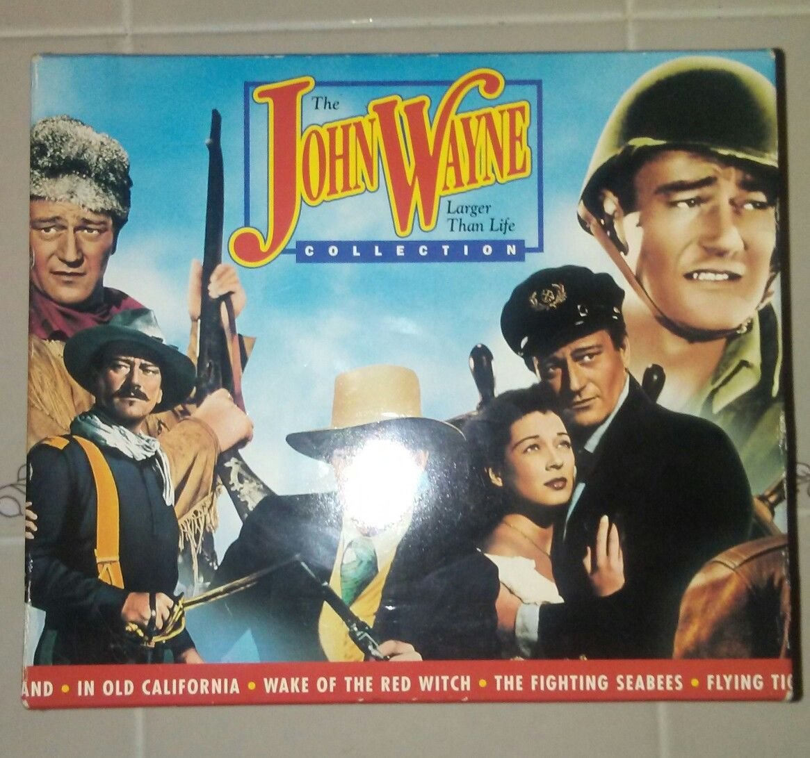 JOHN WAYNE "LARGER THAN LIFE" VHS COLLECTION!